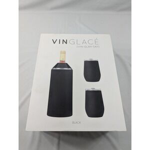 New Vinglace Wine Bottle Chiller Gift Set- Portable Stainless Steel Wine Cooler